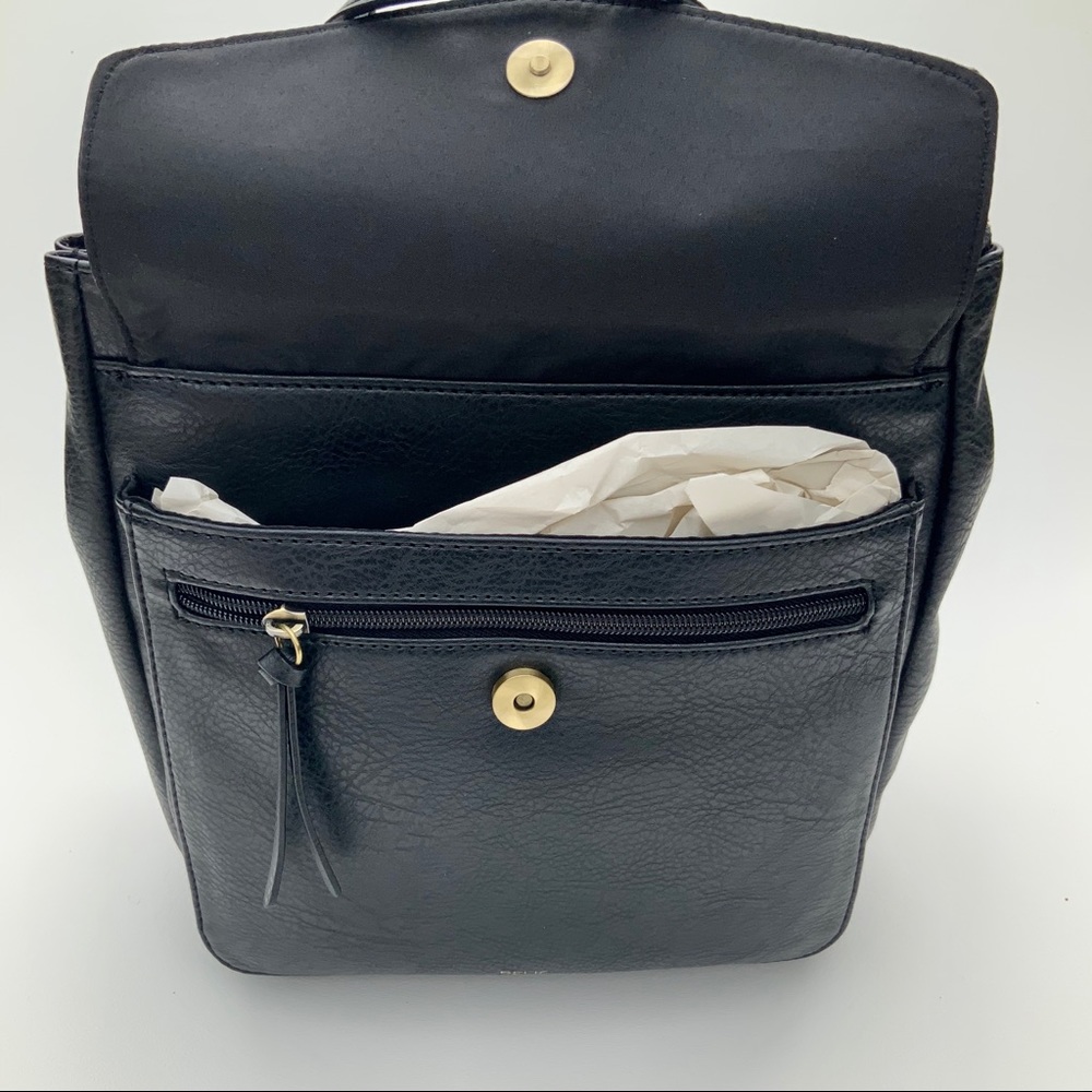 NWT RELIC by FOSSIL leather Brianna black backpack - Picture 6 of 14